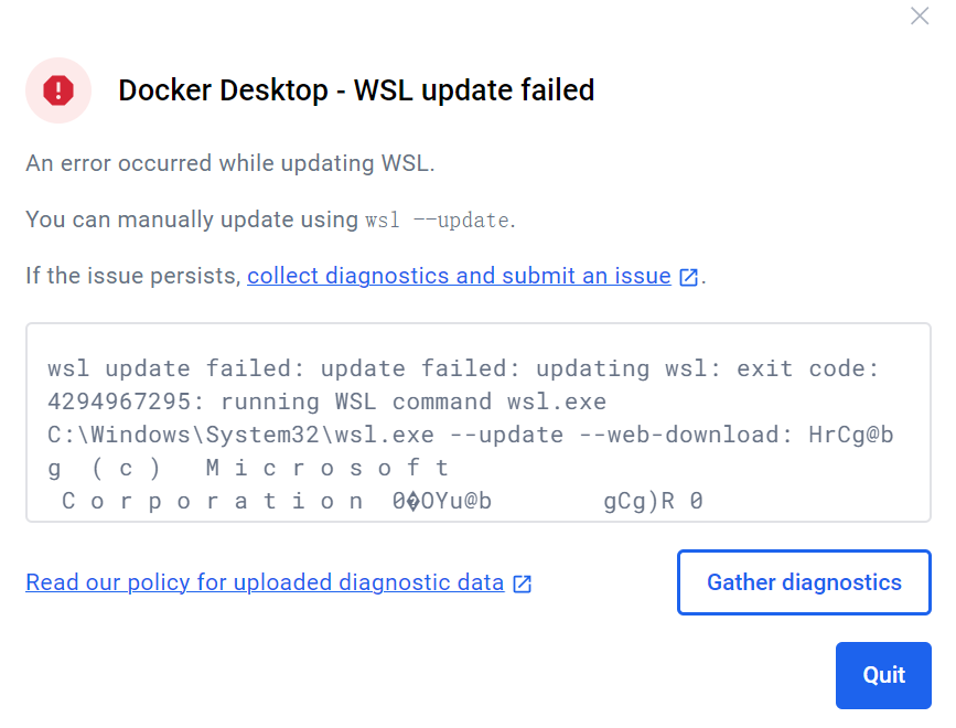 dockerDesk_error